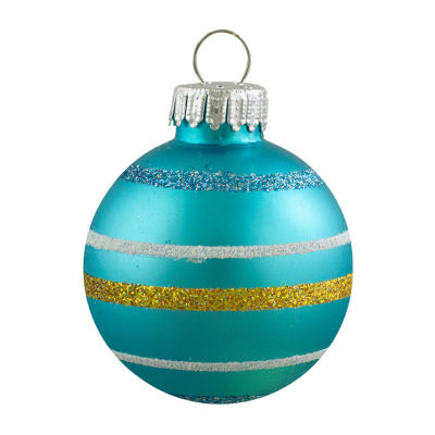 Northlight Matte Glass Ball 10-pc. Christmas Ornament