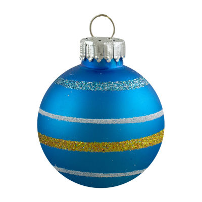 Northlight Matte Glass Ball 10-pc. Christmas Ornament