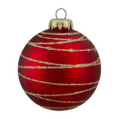 Northlight Glass Matte Ball 4-pc. Christmas Ornament