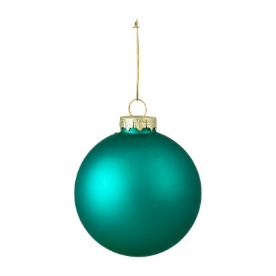 Northlight Green Glass Ball 6-pc. Christmas Ornament