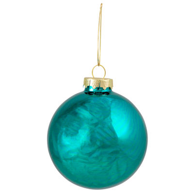 Northlight Green Glass Ball 6-pc. Christmas Ornament