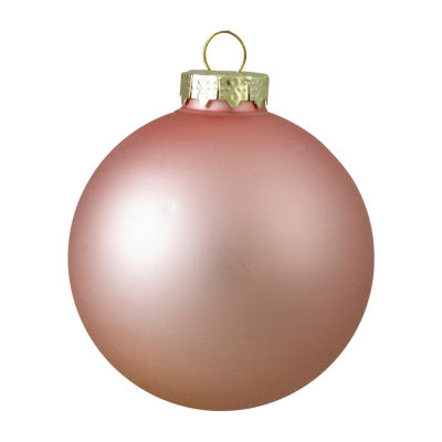 Northlight Pink 2-Finish Ball 4-pc. Christmas Ornament