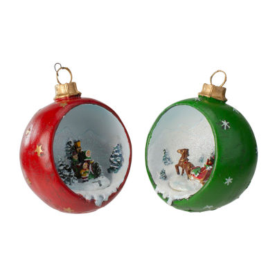 Northlight Led Winter Scene 2-pc. Christmas Ornament