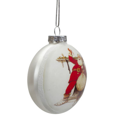 Northlight Norman Rockwell Disc 3-pc. Christmas Ornament