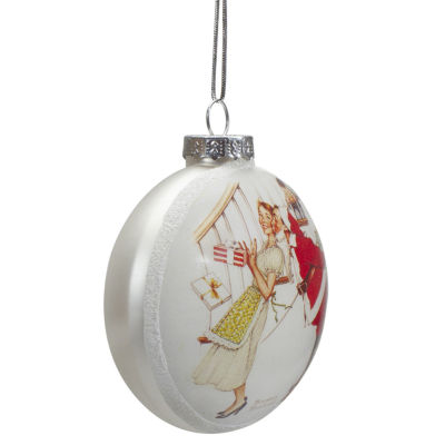 Northlight Norman Rockwell Disc 3-pc. Christmas Ornament