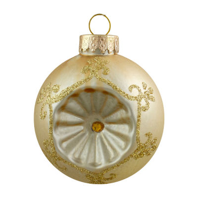 Northlight 2-Finish Glass Ball 6-pc. Christmas Ornament