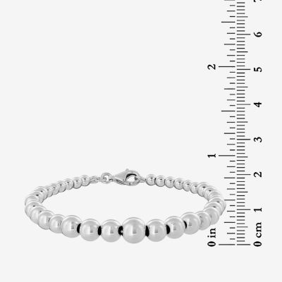 Sterling Silver Beaded Bracelet