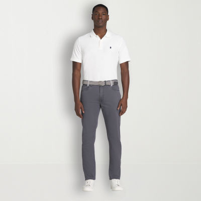 IZOD Saltwater Stretch Straight Fit Flat Front Chino Pant