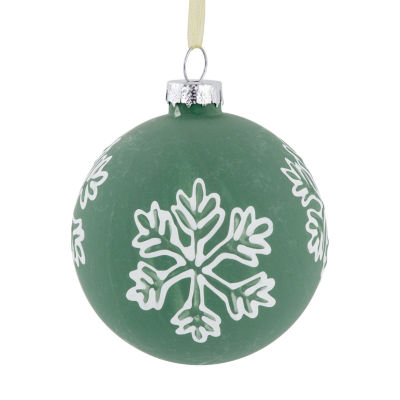 Northlight Ball With Snowflakes 4-pc. Christmas Ornament