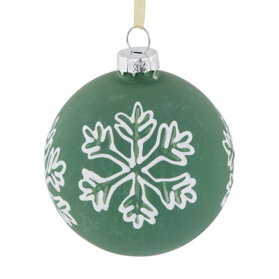 Northlight Ball With Snowflakes 4-pc. Christmas Ornament