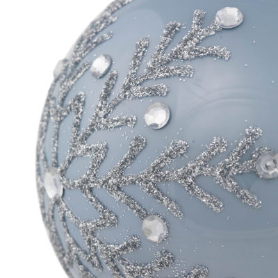 Northlight Snowflakes Glass Ball 2-pc. Christmas Ornament
