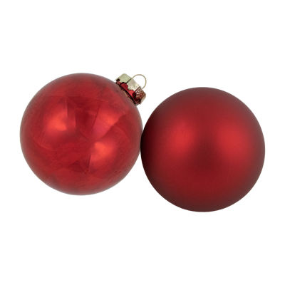 Northlight -Finish Glass Ball 96-pc. Christmas Ornament