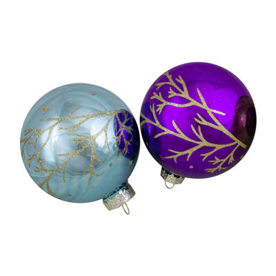 Northlight Assorted Glass Ball 4-pc. Christmas Ornament