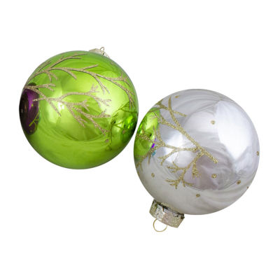 Northlight Assorted Glass Ball 4-pc. Christmas Ornament