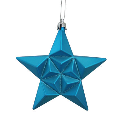 Northlight Blue Glitter Star 12-pc. Christmas Ornament