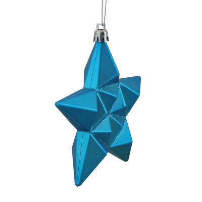 Northlight Blue Glitter Star 12-pc. Christmas Ornament