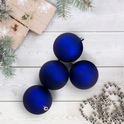 Northlight Matte Blue Ball 12-pc. Christmas Ornament