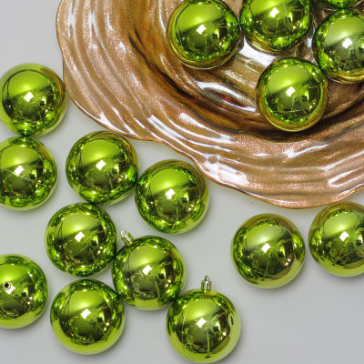 Northlight Kiwi Green Ball 32-pc. Christmas Ornament