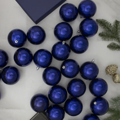 Northlight Royal Blue Ball 32-pc. Christmas Ornament