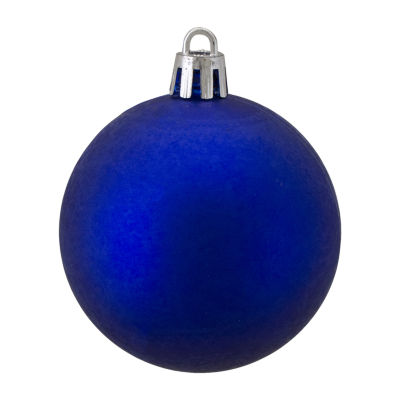 Northlight Blue Matte Ball 60-pc. Christmas Ornament