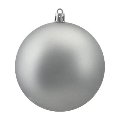 Northlight Gray Matte Ball 12-pc. Christmas Ornament