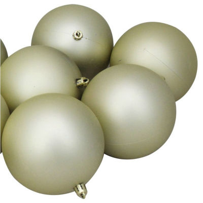 Northlight Gold Matte Ball 12-pc. Christmas Ornament