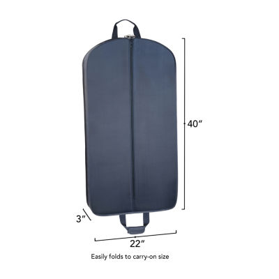 WallyBags 40" Deluxe Solids Travel Garment Bag