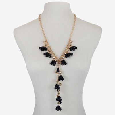 Mixit Gold Tone 26 Inch Cable Y Necklace