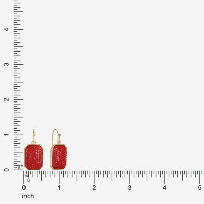 Mixit Gold Tone Womens Drop Earrings