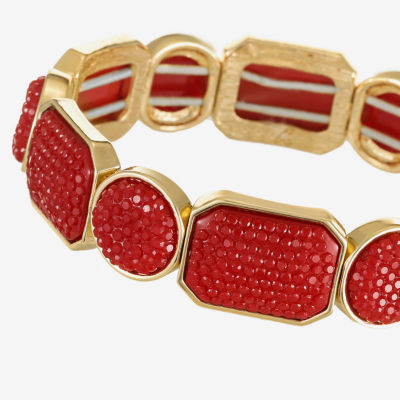 Mixit Gold Tone Womens Stretch Bracelet