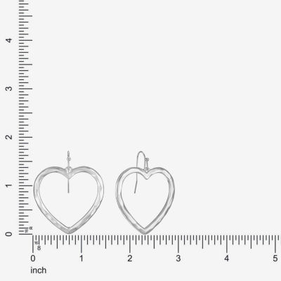 Liz Claiborne Heart Drop Earrings