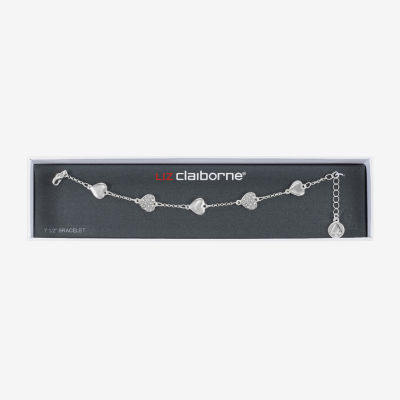 Liz Claiborne Glass Heart Strand Bracelets