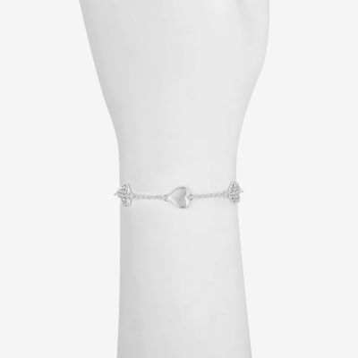Liz Claiborne Glass Heart Strand Bracelets