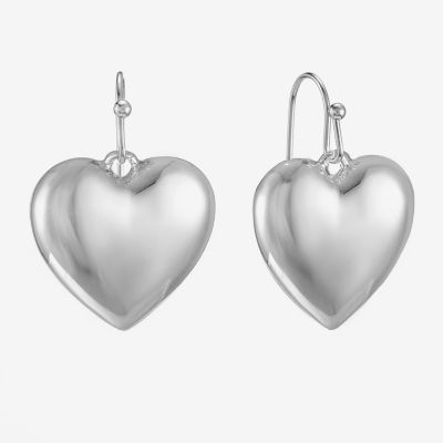 Liz Claiborne Heart Drop Earrings