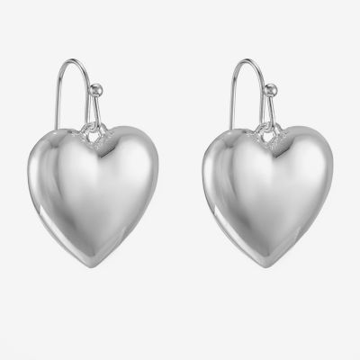 Liz Claiborne Heart Drop Earrings