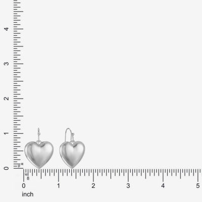 Liz Claiborne Heart Drop Earrings
