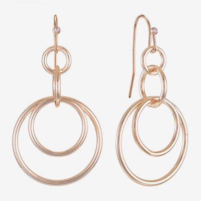 Liz Claiborne Orbital Drop Earrings