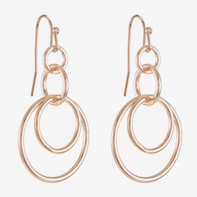 Liz Claiborne Orbital Drop Earrings