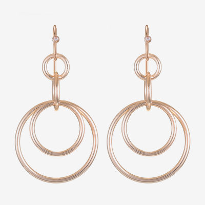 Liz Claiborne Orbital Drop Earrings