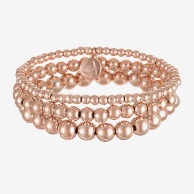Liz Claiborne 3 Row Womens Stretch Bracelet