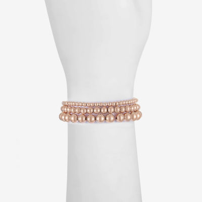 Liz Claiborne 3 Row Womens Stretch Bracelet