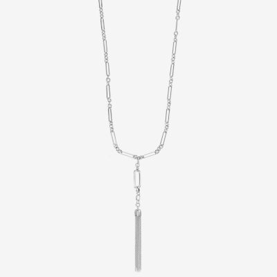 Liz Claiborne Tassle Womens Paperclip 32 Inch Pendant Necklaces