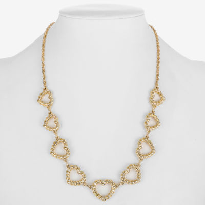 Monet Jewelry Gold Tone Collar Necklace
