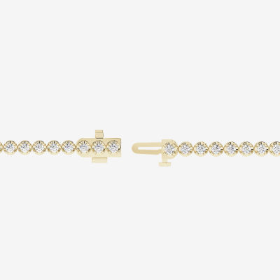 H-I / I1) CT. T.W. Lab Grown White Diamond 10K Gold Inch Tennis Bracelet