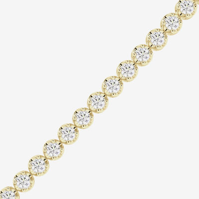 H-I / I1) CT. T.W. Lab Grown White Diamond 10K Gold Inch Tennis Bracelet