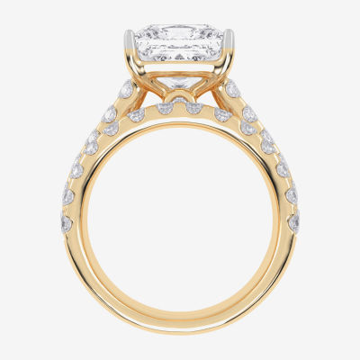 (G-H / Vs2-Si1) Womens 7 Ct.T.W. Lab Grown White Diamond 14K White Gold Side Stone Bridal Set