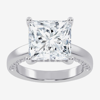 5 1/2 CT. T.W. Lab-Grown (G-H / Vs2-Si1) Diamond Princess-cut Solitaire Engagement Ring in 14K Gold
