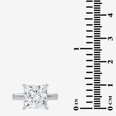 5 1/2 CT. T.W. Lab-Grown (G-H / Vs2-Si1) Diamond Princess-cut Solitaire Engagement Ring in 14K Gold