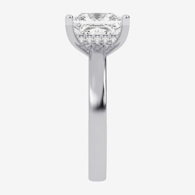 5 1/2 CT. T.W. Lab-Grown (G-H / Vs2-Si1) Diamond Princess-cut Solitaire Engagement Ring in 14K Gold