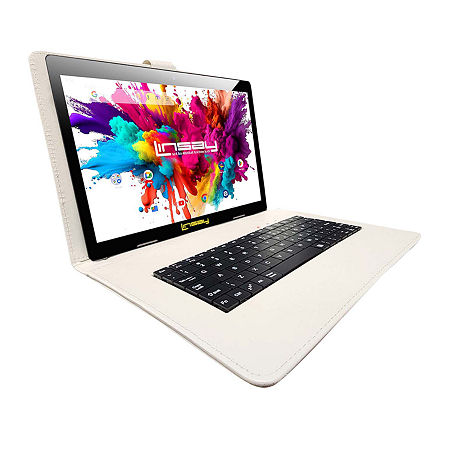 10.1 Octa Core 128Gb Tab White Keyboard, One Size, White